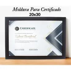 Moldura Diploma Certificado Mesa ou Parede A4 20 x 30 Uso Vertical ou Horizontal