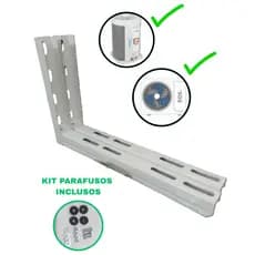 Suporte Ar Condicionado Split 450mm 7000 a 12000/18000 Btus Reforçado
