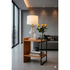 Mesa de Cabeceira e Apoio Multiuso Industrial - Quarto e Sala -  Várias Cores - Fácil Montagem