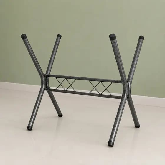 Base Armação Pé De Mesa Para Cozinha Em Aço Reforçado Base 1,20 Para Mármore Granito Sala de Jantar