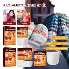 Aquecedor De Pés Adesivo Não-Tecidos De Aquecimento Rápido Confortável 10pcs/20pcs Patch Auto-kagli3br
