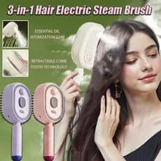 Escova De Vapor Elétrica Para Alisador De Cabelo Portátil Com Spray Pente Elétrico Cabeleireiro kagli3br