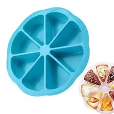 Forma De Bolo De Silicone Antiaderente Chocolate Fazendo Molde De 8 Cavidades Triângulo Scone Pan cstui2br