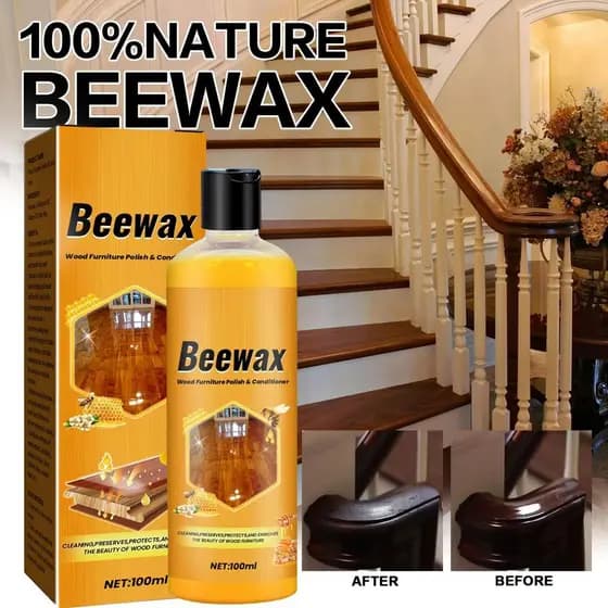 Limpador De Polimento De Móveis De Cera De Abelha 100ml Protetor De Madeira Em Spray Natural cstui2br