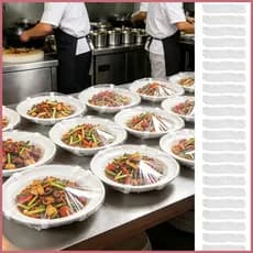 Capa De Alimentos 100 Peças Transparente Envoltório Elástico Pão De Massa Fermentada Para Sobras Frutas Frescas Legumes