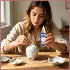 Para Reparo Cerâmico 100g Ouro Forte Agente Adesivo Seguro De Alimentos De Argila Banheira Banheiro cstui2br