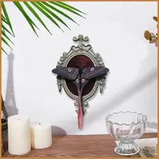 Decoração De Parede Gótica 3D Bordado Traça Com Asas Ajustáveis Para Halloween Casa Sala Estar Quarto cstui3br