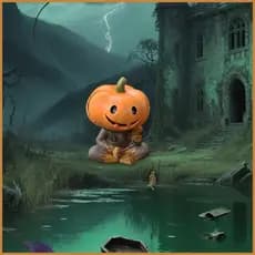 Estátua De Abóbora Resina Halloween Jardim Estatueta Pesca Mesa Decoração Para Festa Escritório Em Casa Quintal cstui3br