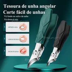 Cortador De Unhas Do Dedo Pé Inclinado Ergonômico Nervoso Pinças De Cutícula Para Idosos Casa Mulheres Crianças Viagem