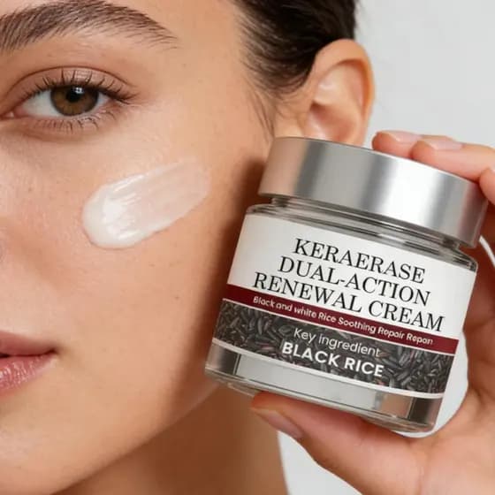 Creme Reparador 50g Nutritivo Calmante Loção De Arroz Preto Barreira Da Pele Para Manhã Noite Pós Chuveiro landes2br