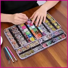 Strass De Unhas Colorido 12 Grades Resina Brilhante Gemas 3D Charme Para Adultos Amantes Famílias Amigos landes2br