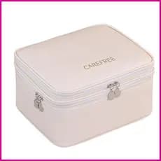 Sacos De Maquiagem Feminino Grande Capacidade Organizador Cosmético Dupla Camada Compõem Caso À Prova Dwaterproof Água P