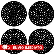 Kit com 2/4/5 Protetor de Silicone para Fogão de Indução Tapete Almofada para Fogão de Indução
