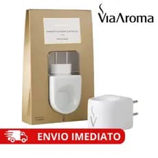 Difusor Aromatizador de Porcelana Elétrico Original Bivolt - Via Aroma - Essencia 10ml