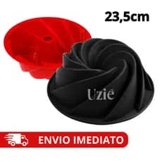 Forma de Bolo Assadeira Espiral Silicone Bolo Pudim Torta Mousse Livre de BPA Air Fryer Forno