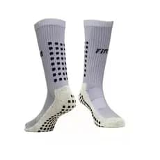 Meião Futebol Finta Pro Grip Antiderrapante Branco - Oficial