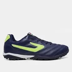Chuteira Society Topper Furia- Marinho/Verde