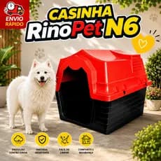 Casa Casinha Plastica De Cachorro Cães N6 Desmontável