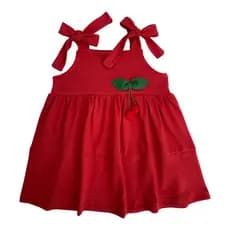 Vestido infantil de alcinha para bebê de 3 meses a meninas de 5 anos modelo princesa