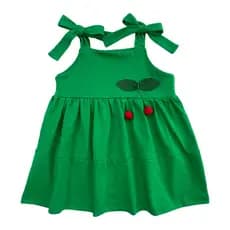 Vestido de malha para bebê de 3 meses a meninas de 5 anos confortável modelo princesa