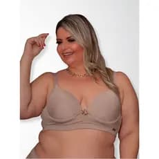 Kit Sutiã Reforçado Plus Size Simples  Casual Confortável CONFORT