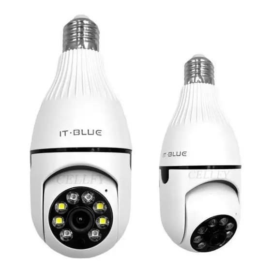 Kit Câmera Segurança Prova D'água Infravermelho Lâmpada Sem Fio Wifi