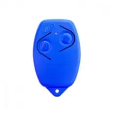 Controle Remoto Motor Portão Rossi HCS TX SAW 433MHz Original Com Bateria Azul