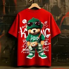 Camiseta tshirt Streetwear Urso Bear Style Envio Imediato Promoção Qualidade Premium Casual