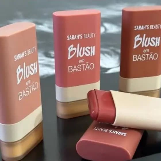 Blush em Bastão Sarah's Beauty