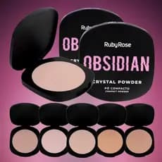 Pó Compacto Crystal Powder Obsidian by Ruby Rose