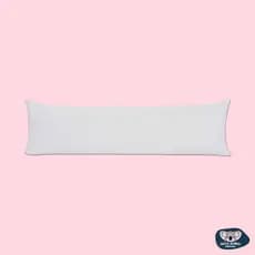 Travesseiro de Corpo Xuxão Toque Pluma Moldável com Fibras Siliconizadas 150cm x 50cm