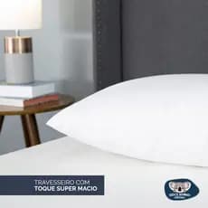 Travesseiro Soft Médio com Fibras Siliconizadas e Toque Extra Macio 70cm x 50cm