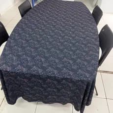 Toalha De Mesa 6 Lugares 2,00 X 1,40 Retangular Decoração De Cozinha Varias Estampas