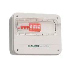 CLAMPER Mobi Box 380V 22KW C - Quadro de Proteção para Carregadores Veiculares – 380V - Cinza