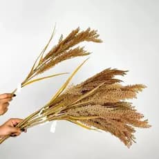 Galho de Trigo artificial 70CM arranjos decoração Flores Falsas, Folhagem Haste - SD801797