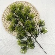 Ramo De Pinheiro 36 cm Artificial De Natal Arbustos Simulados Plantas Verdes Folhas Árvore natal
