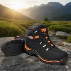 Bota Coturno Adventure Masculino Confortável Resistencia Leve Macia Trilha Trabalho