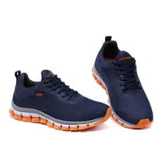 Tênis Masculino Laranja Lege ACS N 34 a 48 Esporte Caminhada Corrida Academia Leve Macio Confortável