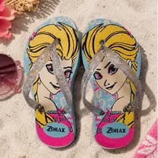 Chinelo Infantil Slim Zorax Solado Antiderrapante de Menina e Menino Criança Estilosa no Verão e em Casa