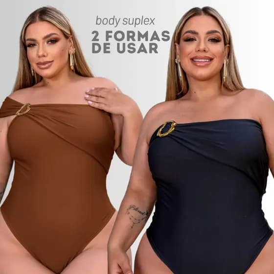 Maio Feminino Plus Size Suplex Alta Elasticidade Moda Praia Piscina Férias Verão