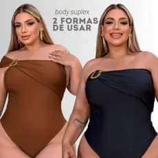Maio Feminino Plus Size Suplex Alta Elasticidade Moda Praia Piscina Férias Verão