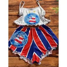 BABY DOLL TIME SHORT SUBLIMADO SLIM E PLUS SIZE