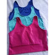 TOP ACADEMIA, KIT 1 COM 3 TOPS 3D TEXTURIZADO, KIT 2 VOM 2 TOPS SUPLEX FORRADO COM ALÇA DE ELÁSTICO