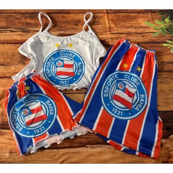 PIJAMA KIT CASAL DO SEU TIME DO CORAÇÃO