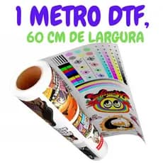 Dtf Impressão Qualidade I3200 Para Estamparia Blusas Qualquer Tecido 1 METRO por 58 CM Envio 24h