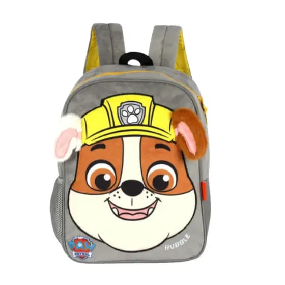 Mochila Infantil Patrulha Canina Up4You 3D Plush Creche Escolar Menino Menina Pelucia