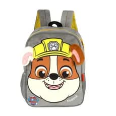 Mochila Infantil Patrulha Canina Up4You 3D Plush Creche Escolar Menino Menina Pelucia