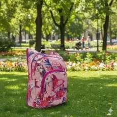 Mochila Costas Juvenil Adulto Escolar Casual Clio Style Floral