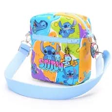 Bolsa Bolsinha Infantil Bag Mochila Pochete de Personagem Stitch Promoção