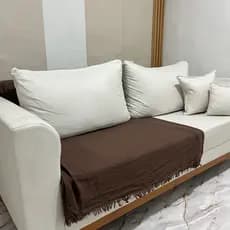 Manta Para Sofá ou Cama Luxo  210x120 Tipo Capa de Sofá Protetora 100% Algodão Decorativa.